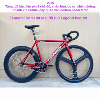 (có sẵn)Xe đạp Fixed Gear Tsunami SNM100 full legend Real HÀNG real( tặng nhiều đồ)