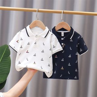 Áo polo bé trai size 20-55KG đi học đi chơi sành điệu
