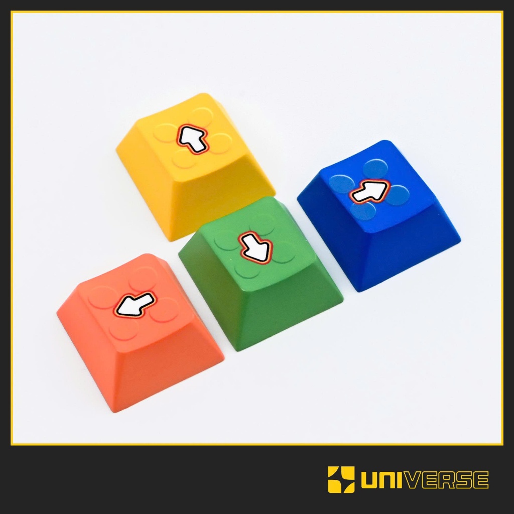 Keycap Lẻ 4 Nút Hướng Mũi Tên Keycap Lego Keycap PBT Cherry Profile In Dyesub Keycap Trang Trí Bàn P