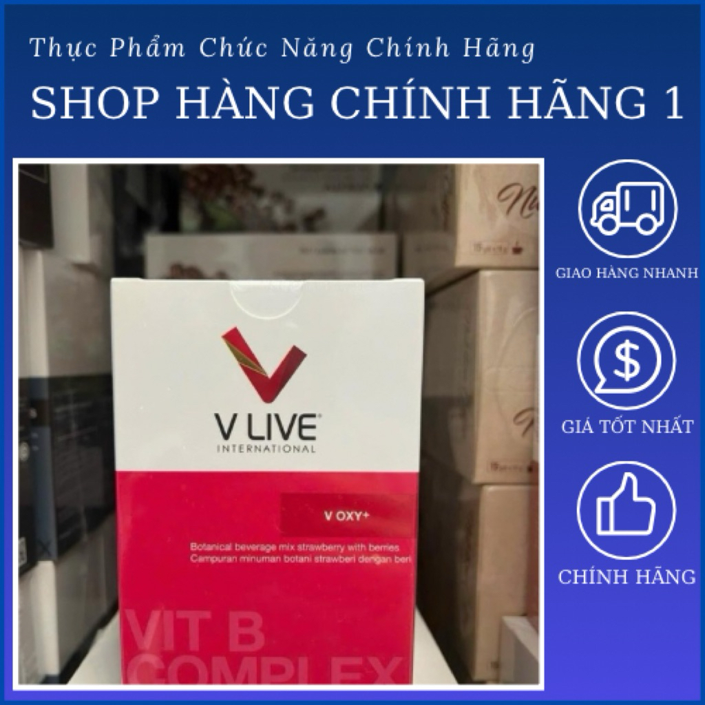 [Chính Hãng] V-oxy vlive - Voxy Vlive Tuần Hoàn Máu - Hộp 28 gói