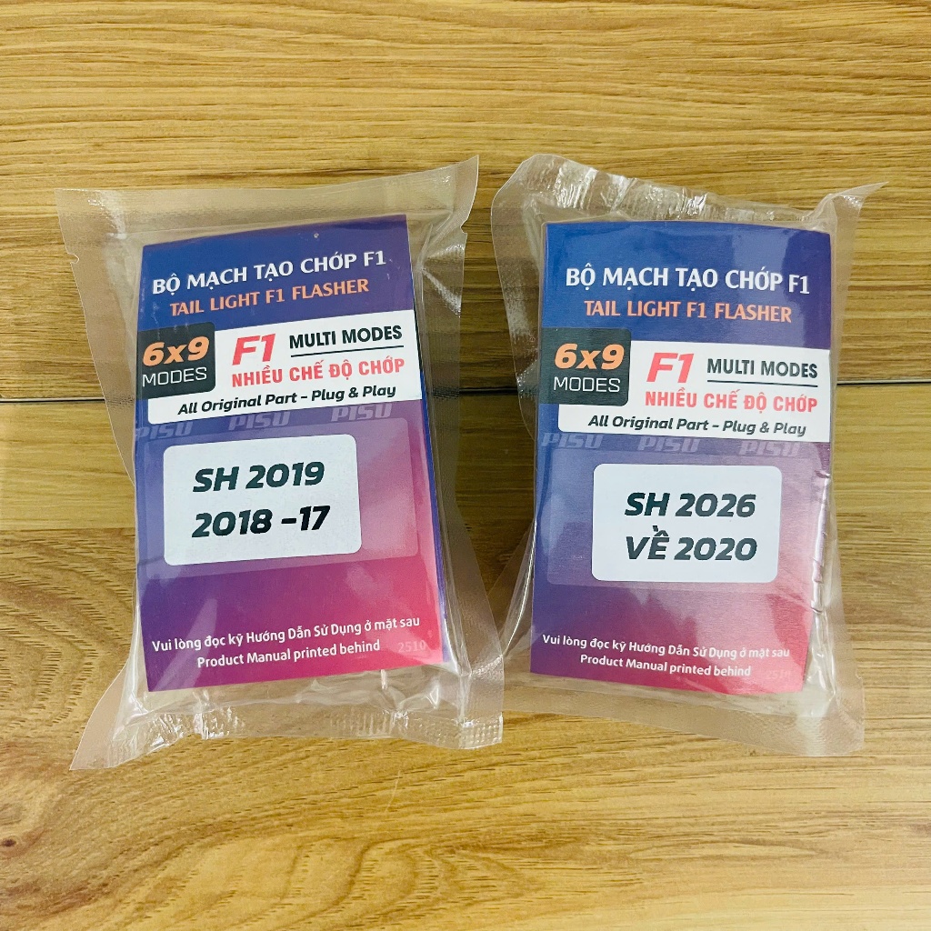 MẠCH Đèn Hậu Nháy STOP F1, Xe Honda SH 2017 Đến 2026, Gắn Trực Tiếp, Nhiều Chế Độ Chớp