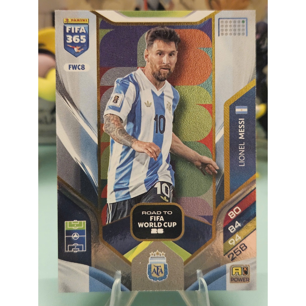 Thẻ Lionel Messi Panini Fifa 365 2025/2026 (Argentina) (25/26) (Bóng Đá)