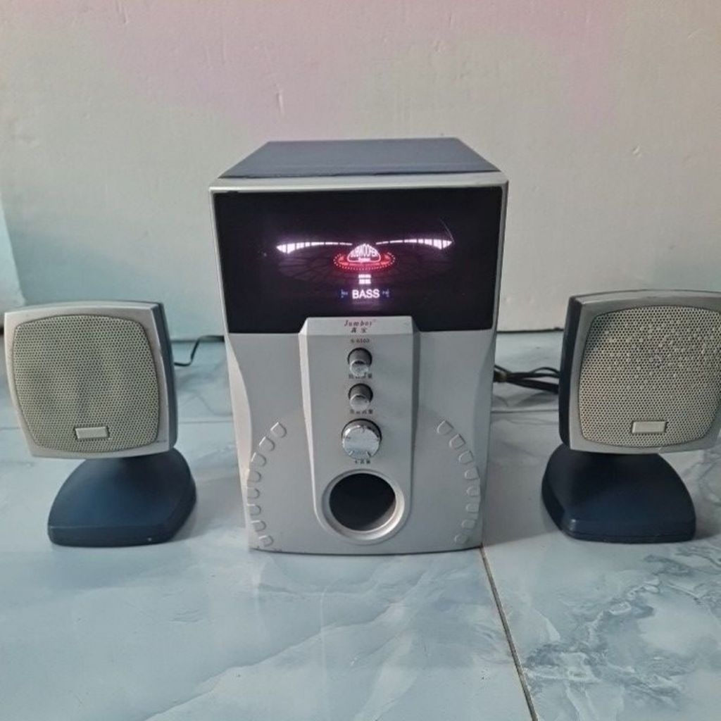 BỘ LOA VI TÍNH 2.1 JUMBOY , model: S-6500 , ĐÃ GẮN BLUETOOTH 5.0,  hàng đã qua sử dụng, vỏ cũ theo t