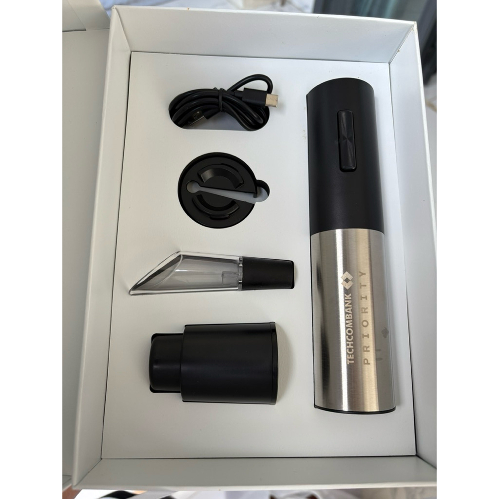 Dụng cụ mở nút chai rượu vang bằng điện đa năng tiện dụng/ Dụng cụ mở nắp rượu/Sạc qua cổng USB