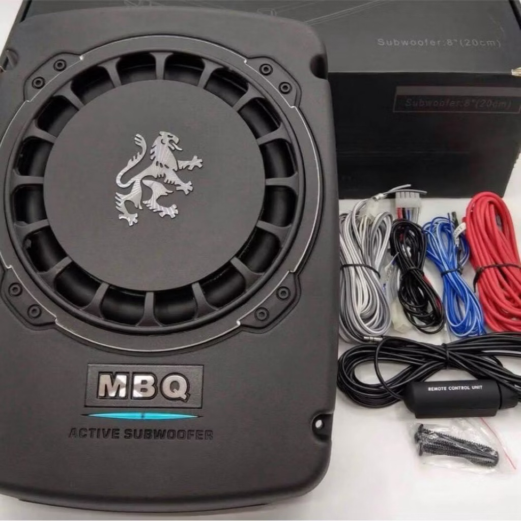 Loa trầm MBQ 8RL sư tử shop sỉ ( loa gầm ghế chính hãng )