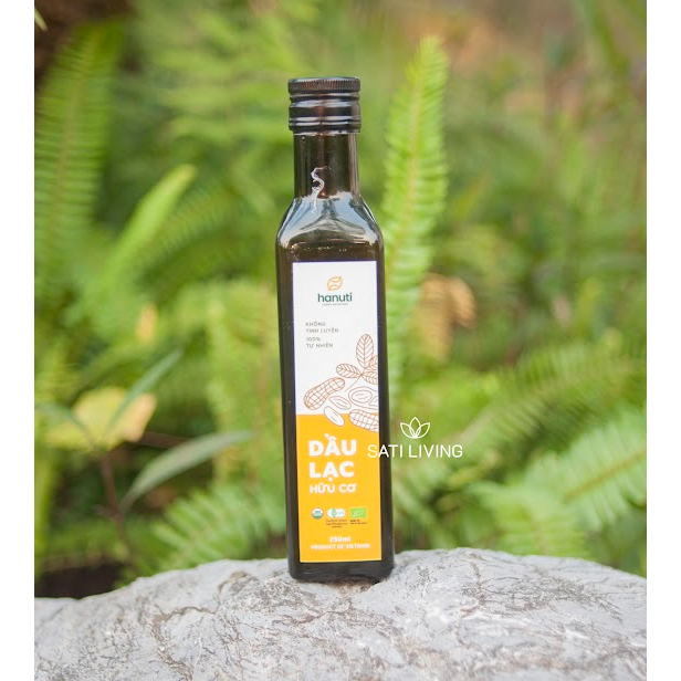 Dầu lạc đỏ Việt Nam hữu cơ Hanuti