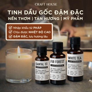 Tinh Dầu Thơm Nguyên Chất Đậm Đặc Craft House Dùng Làm Nến Thơm, Tán Hương, Mỹ Phẩm 10ml