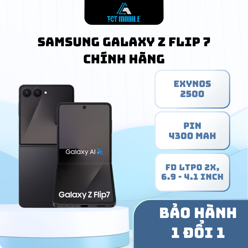 Điện thoại Samsung Galaxy Z Flip 7 Chính hãng - TCT MOBILE