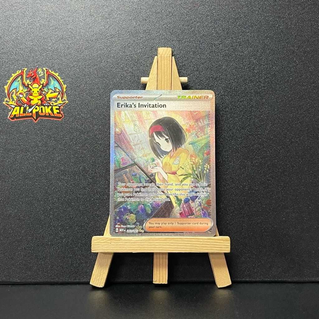 [ AllPoke ] Thẻ Bài Pokemon TCG,Erika's Invitation - 203/165 -M-NM