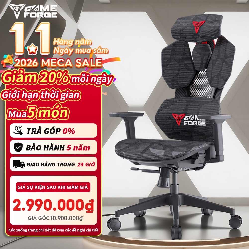 GAMEFORGE ergonomic gaming chair Ergo Master Ghế chơi game công thái học,Ghế văn phòng công thái học