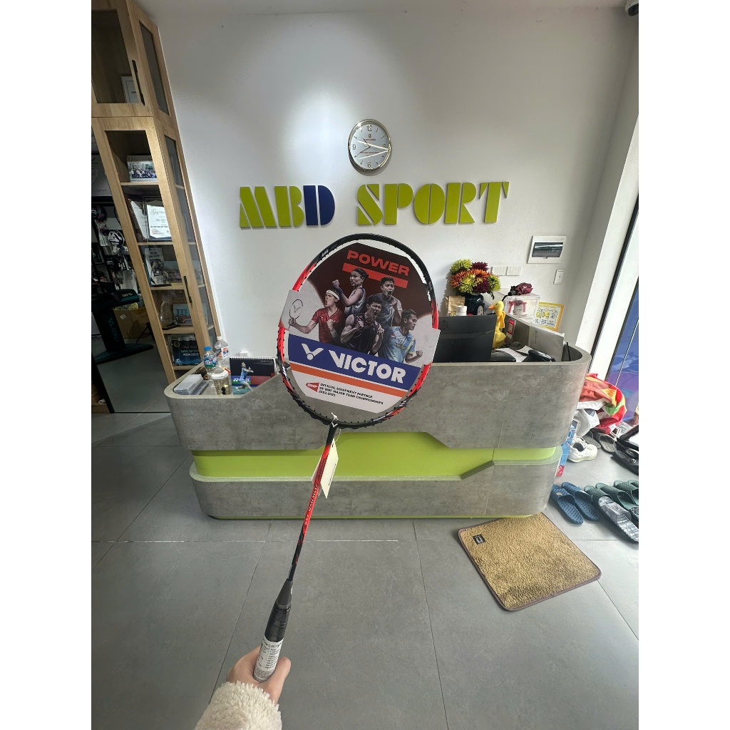 【Chính Hãng】 Vợt cầu lông Victor Ryuga CLS đỏ hàng chính hãng tặng bao da và cuốn cán