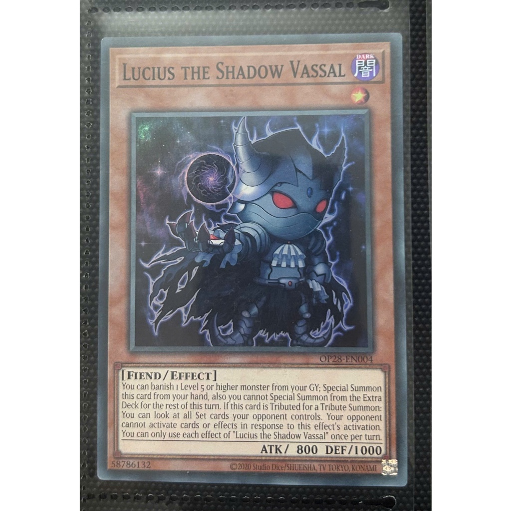 Thẻ bài Yugioh : Lucius the Shadow Vassal - OTS Tournament Pack 28 (OP28)