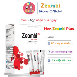 Men vi sinh Zeambi Plus, Công nghệ bao kép, Hộp 30 gói - Bổ sung lợi khuẩn cao cấp