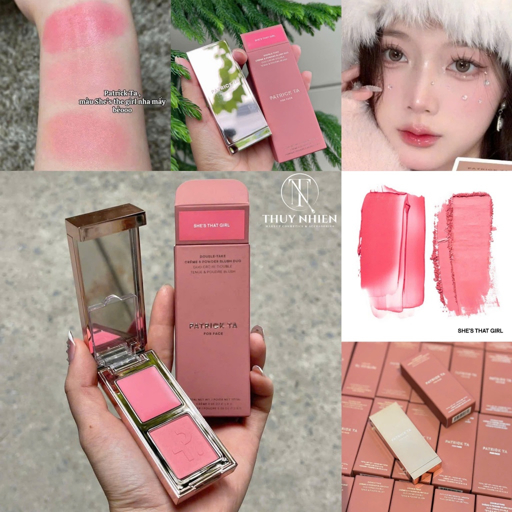 Má hồng PATRICK TA mini siêu hot #She's That Girl