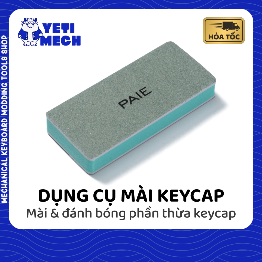 Dụng cụ mài keycap | Mài và đánh bóng vị trí thừa của keycap | Mài keycap | Yeti Mech