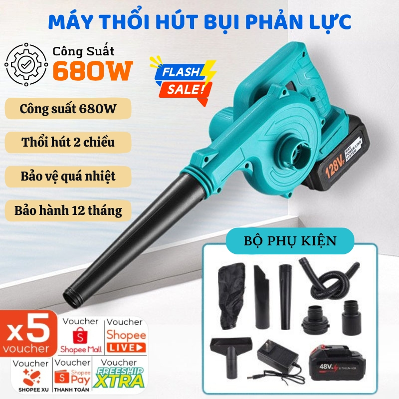 Máy Thổi Hút Bụi Cầm Tay Không Dây