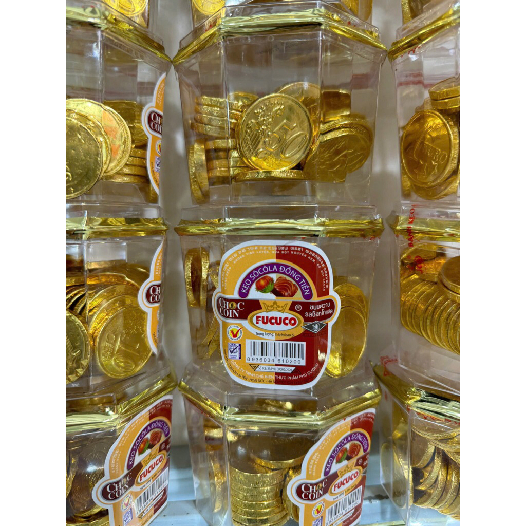 Kẹo Socola Đồng Xu Hãng Fucuco