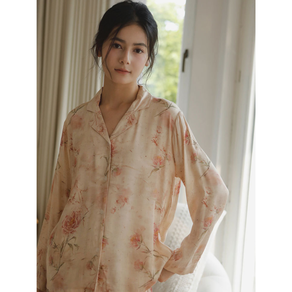 After Bath - Bộ Pyjama Floral Print Set Of Pyjamas - PJ098