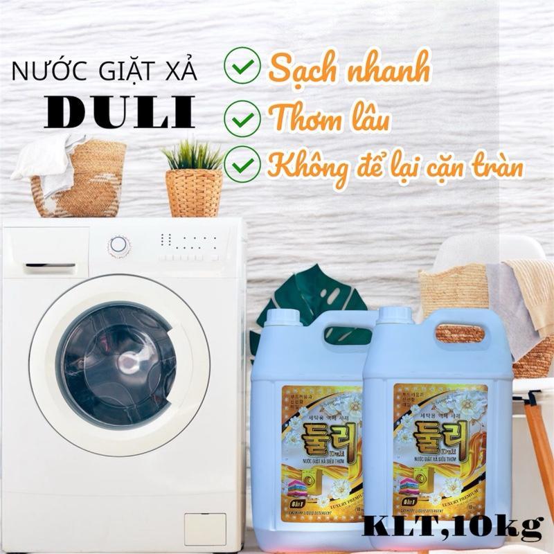 NƯỚC GIẶT XẢ DULI 10 LÍT CAO CẤP HƯƠNG HOA TULIP