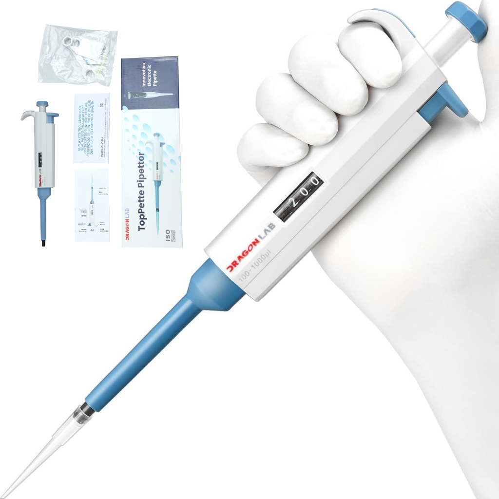 MaiWieel Pipet Định Lượng Chính Xác Cao 10–1000µl Pipet Phòng Thí Nghiệm Chuyên Dụng đầu pipet
