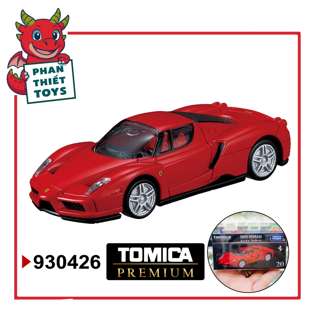 Mô hình xe Ferrari Enzo No.20 bằng kim loại tỉ lệ 1:64 Tomica Premium 930426