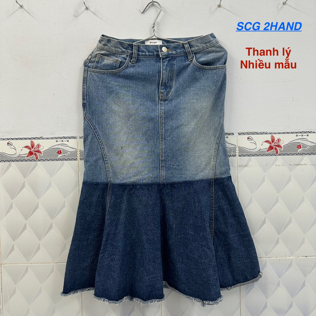 [2Hand] [UP 4/1] Chân Váy Jean Thanh Lý Giá Rẻ