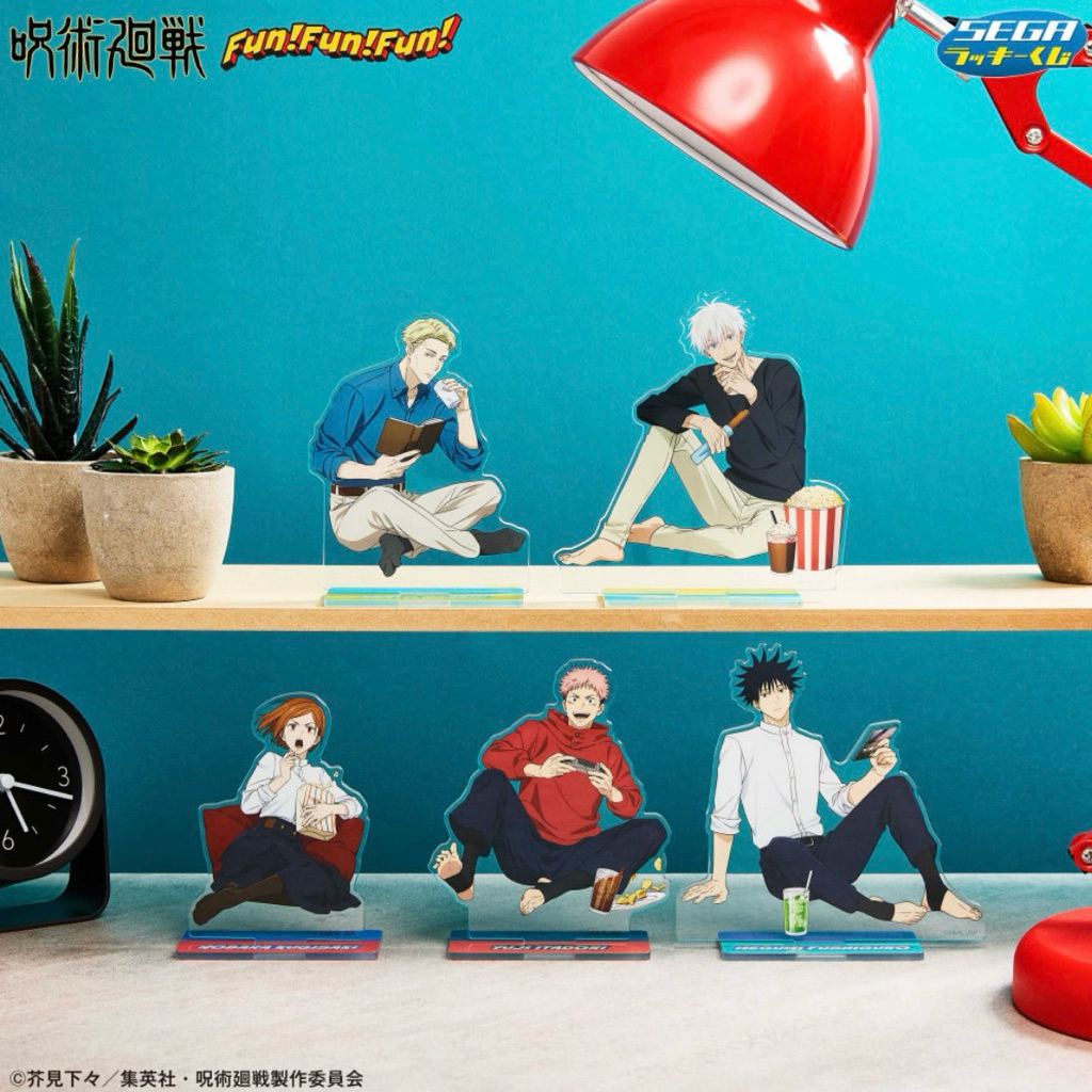 [Official]Goods Gojo Megumi Geto tapinui standee mica gấu Jujutsu Kaisen, JJK, chính hãng