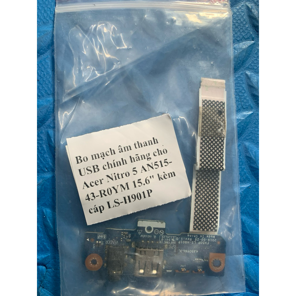 Bo mạch USB và audio cho laptop Acer Nitro AN515-43.