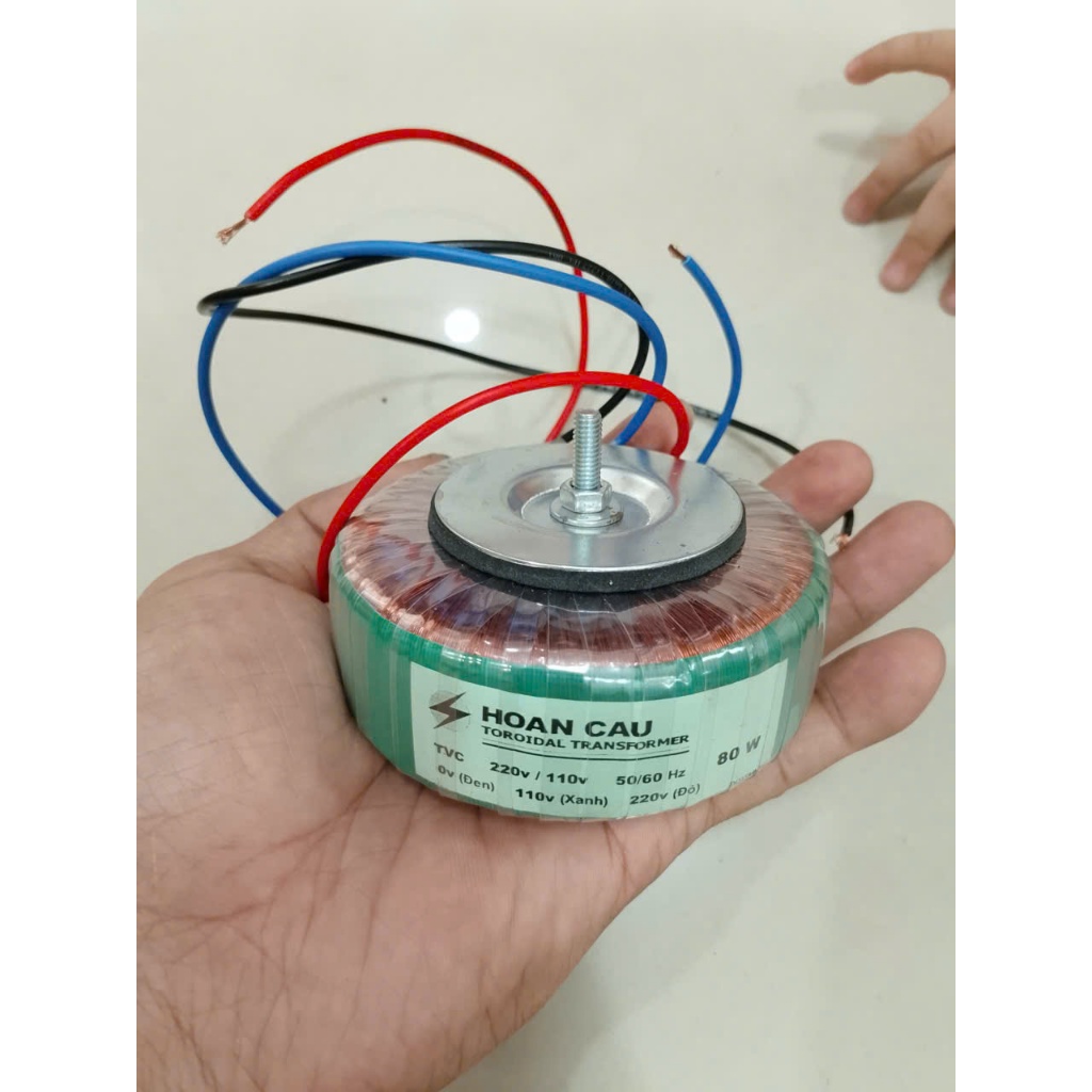 Biến áp 100v 80w tốt hiệu hoàn cầu