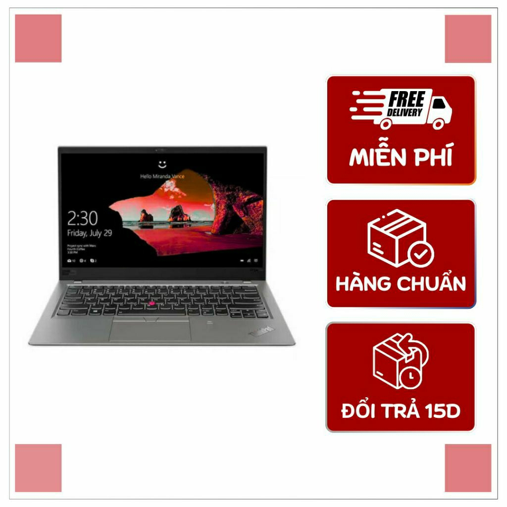 Laptop cũ Lenovo Thinkpad X1 Carbon Gen 6 Core i7-8550U | 16GB | 256GB | 14 inch FHD. bảo hành 6 thá