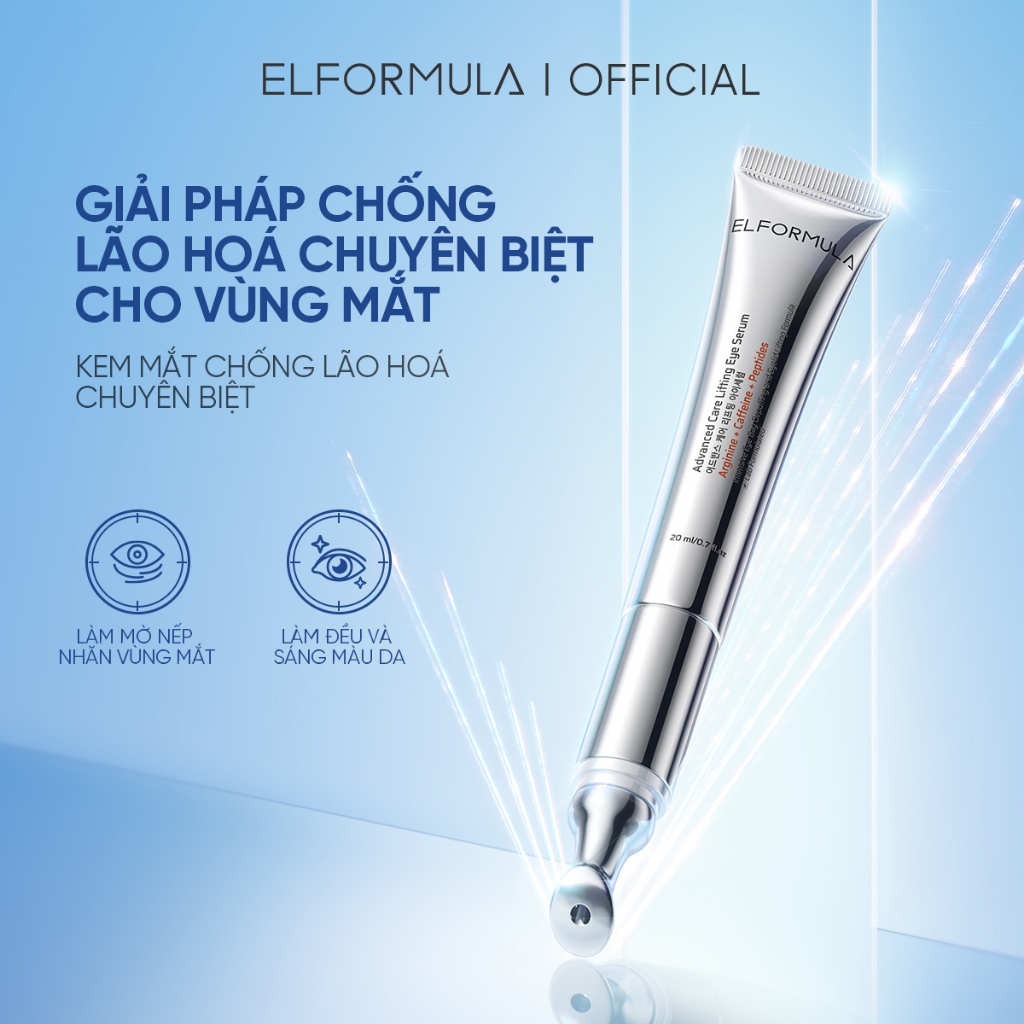 Kem mắt ELFORMULA - 20ml hỗ trợ làm mờ nếp nhăn, chống lão hóa kem mắt giảm thâm