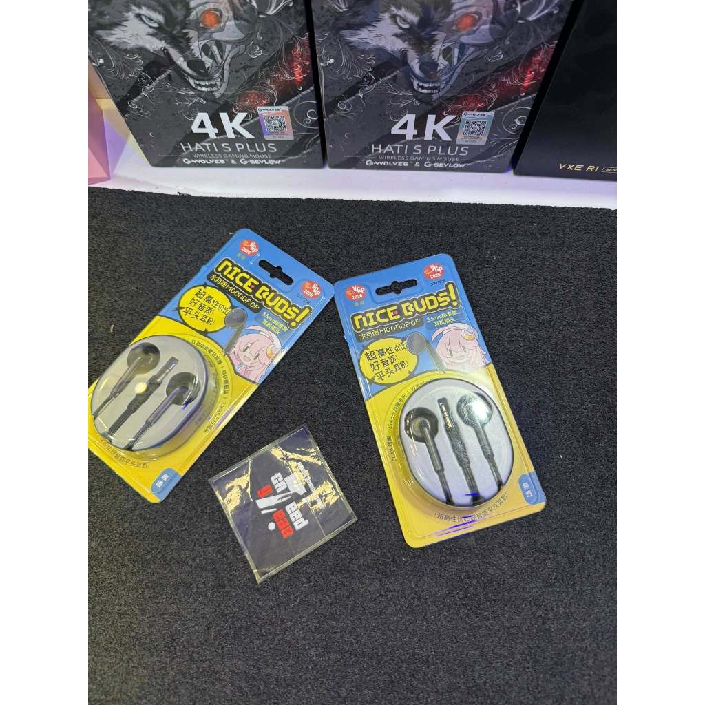 MOONDROP Tai nghe chơi game có dây Audiophile độ trung thực cao (Tai nghe phẳng) NiceBuds cho MX500 