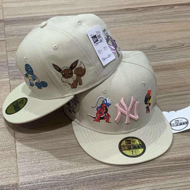 Mũ snapback 59FIFTY thêu hoạ tiết hoạt hình 3d chất lượng cao AA quality