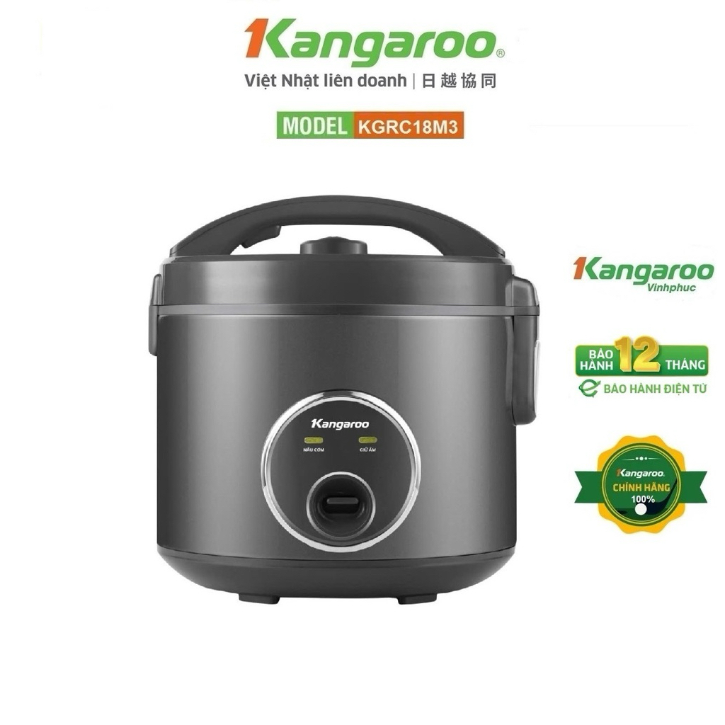 Nồi cơm điện Kangaroo 1.8 lít KGRC18M3