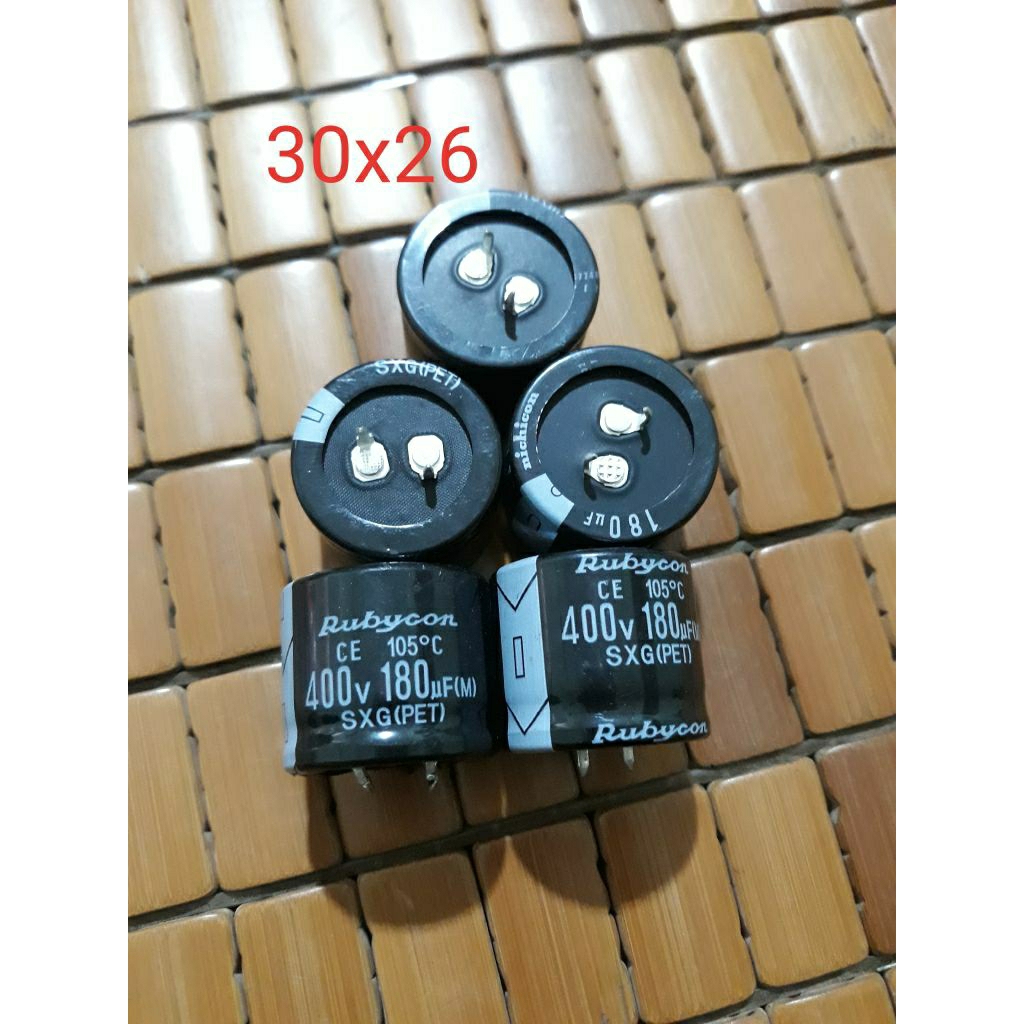 tụ 180uf 400v combo 5 quả tụ Nhật