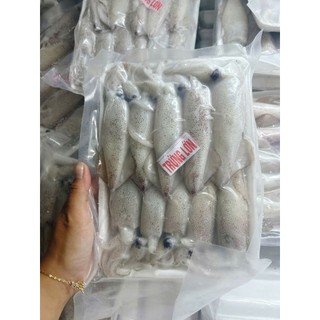 Mực trứng tự nhiên, sz 9-10 con/khay 500g đủ kg. (Giao hỏa tốc TPHCM)