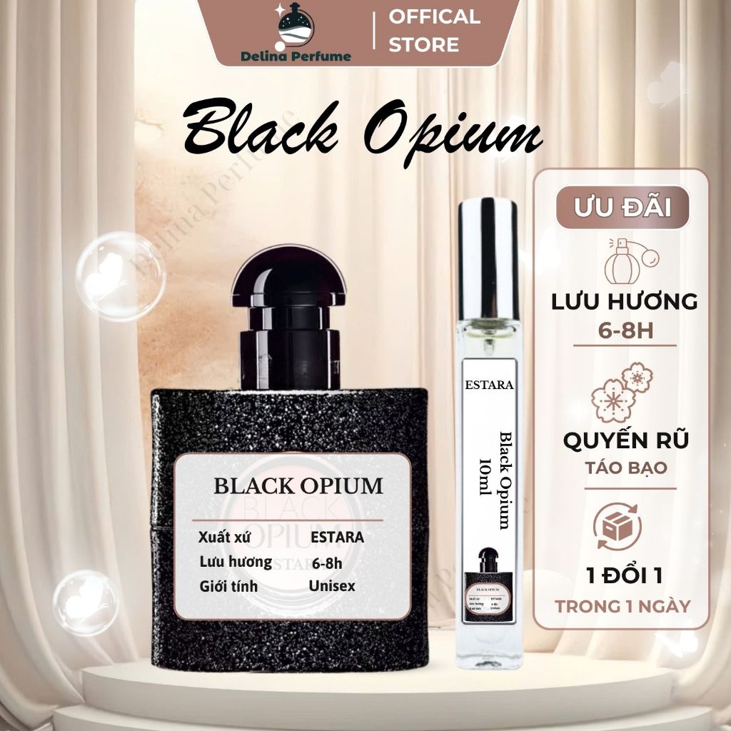 Nước hoa nữ, nước hoa nữ Opium EDP 10ml, nước hoa nữ thơm lâu, tinh tế, sang trọng - Estara