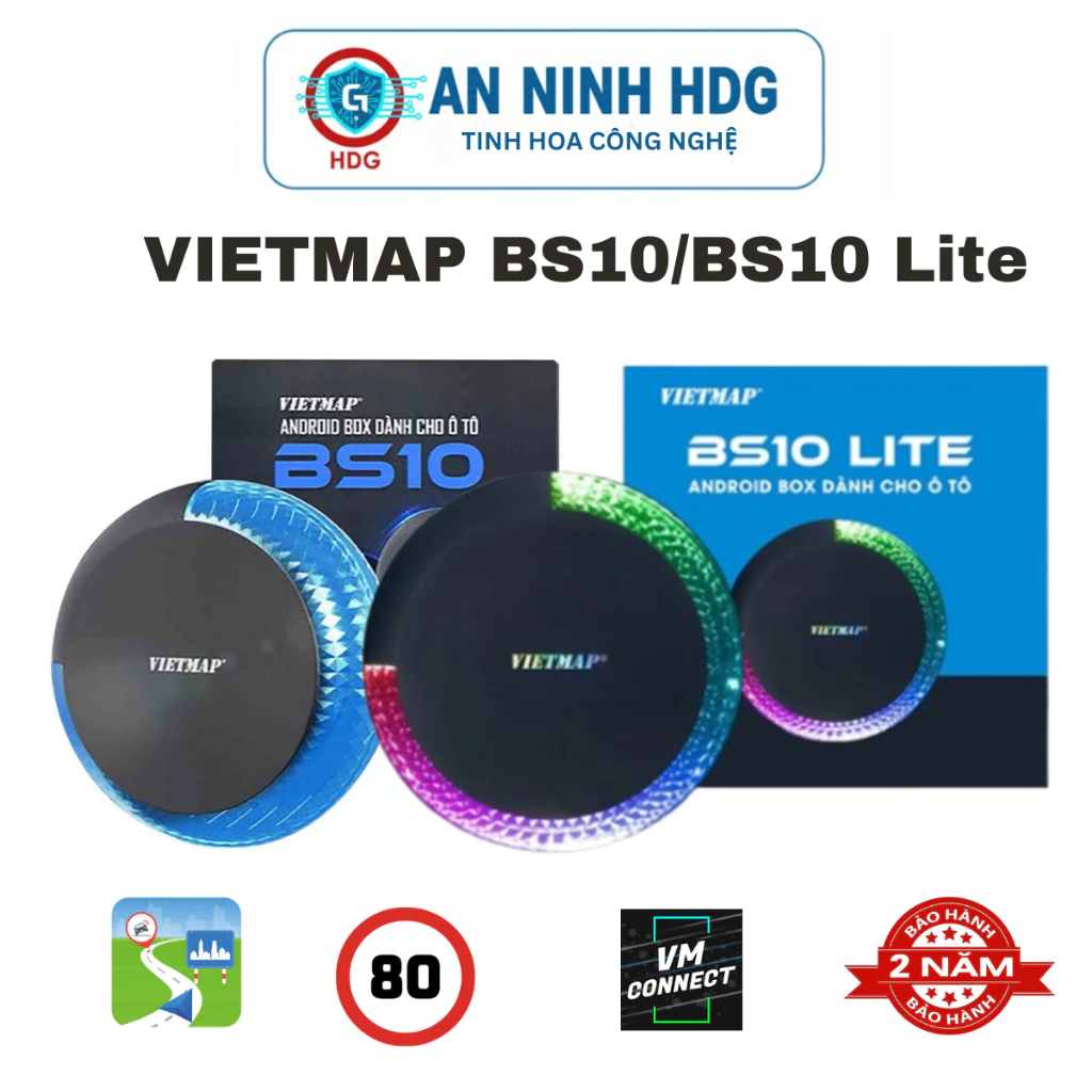 Android box xe hơi Vietmap BS10 Lite, BS10 4/64GB - Hàng Chính Hãng