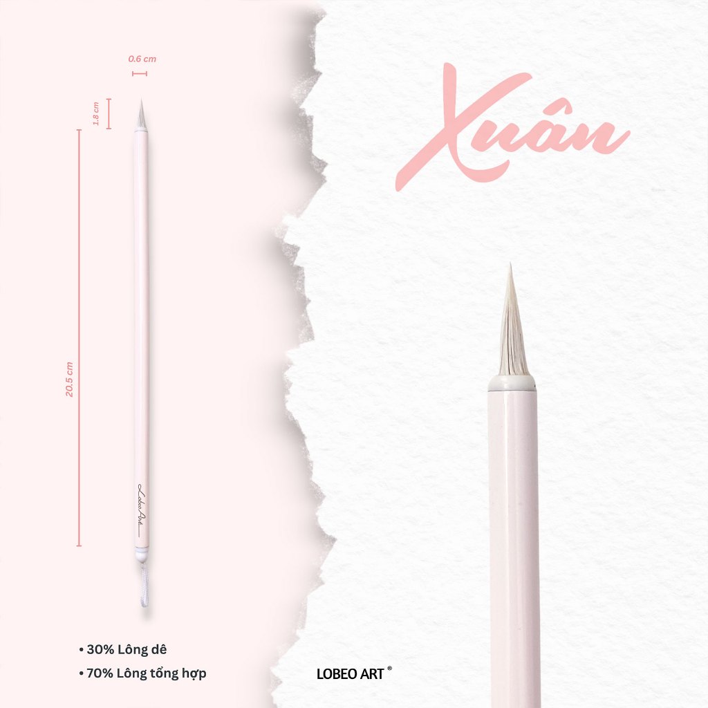 [QUÀ TẶNG KHÔNG BÁN] Cọ thư pháp Lobeo - Xuân