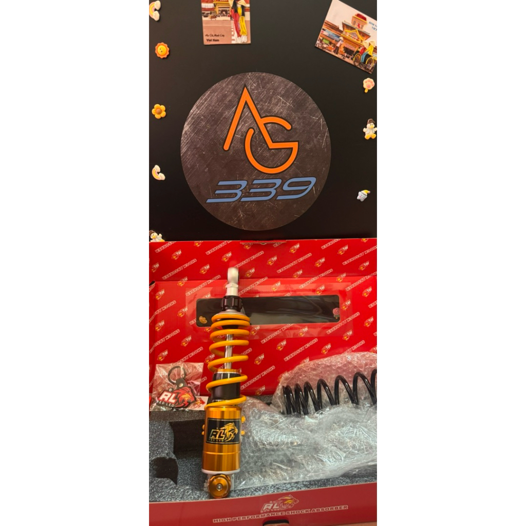 Phuộc LEAD REDLEO bình dầu dưới xéo.(325mm)