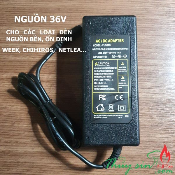 [HỎA TỐC] Nguồn DC 36V, Adapter DC 36V, nguồn chuyên sử dụng cho đèn Week, đèn Chihoros, đèn Netlea.