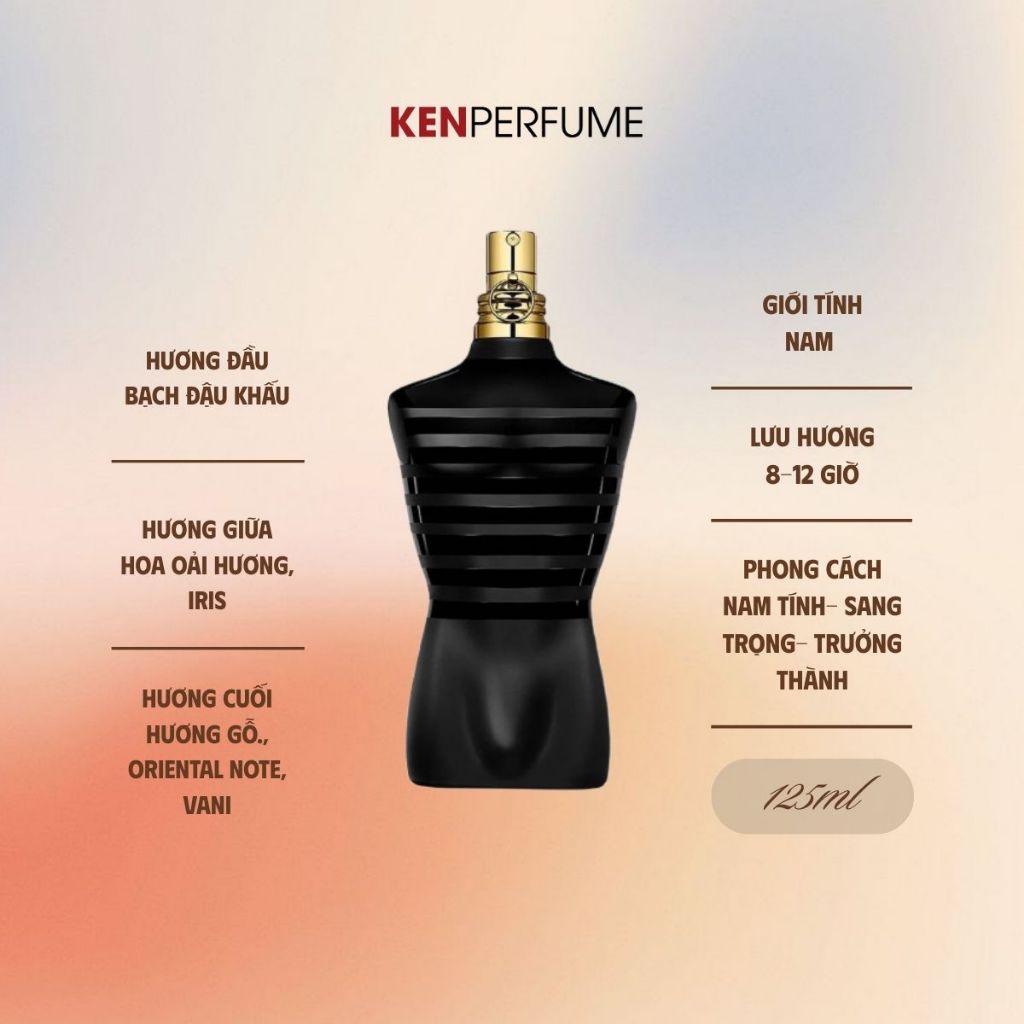 Nước hoa Fullseal 75ML | 125ML Jean Paul Gaultier Le Male Le Parfum | Nước Hoa Nam | Ken Perfume