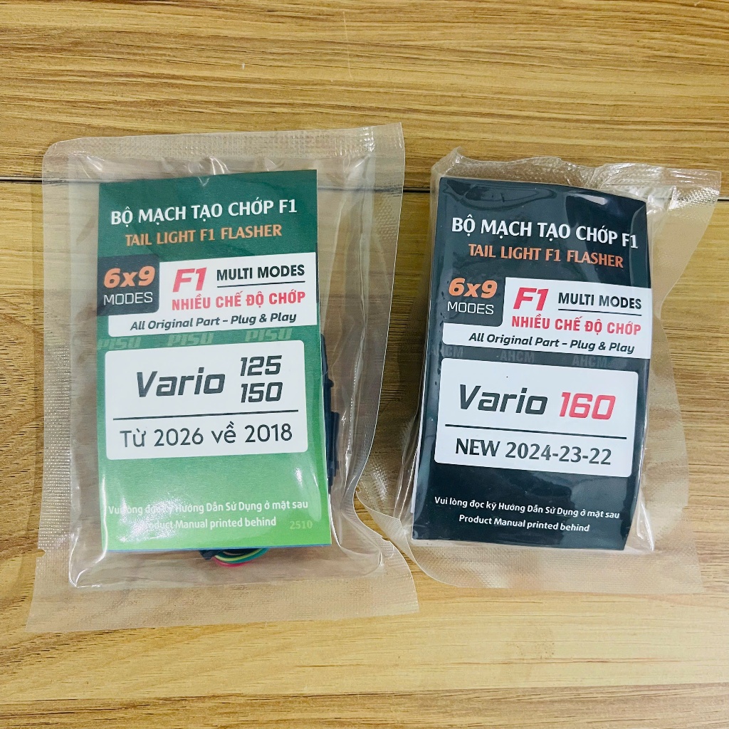 MẠCH Đèn Hậu Nháy STOP F1 Xe Honda VARIO 125 150 160 2018 đến 2026, Nhiều Chế Độ Chớp, Gắn Trực Tiếp