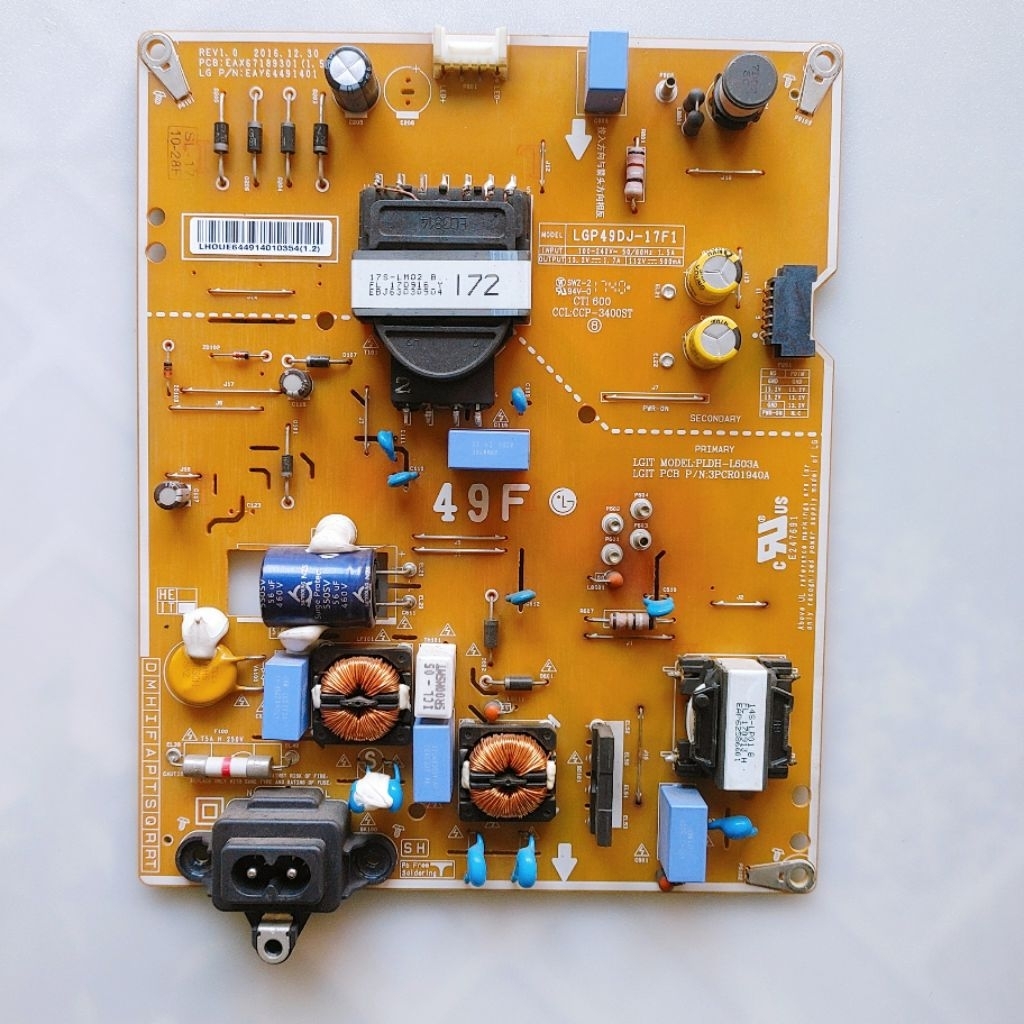 Bo nguồn tivi LG 49LJ553T