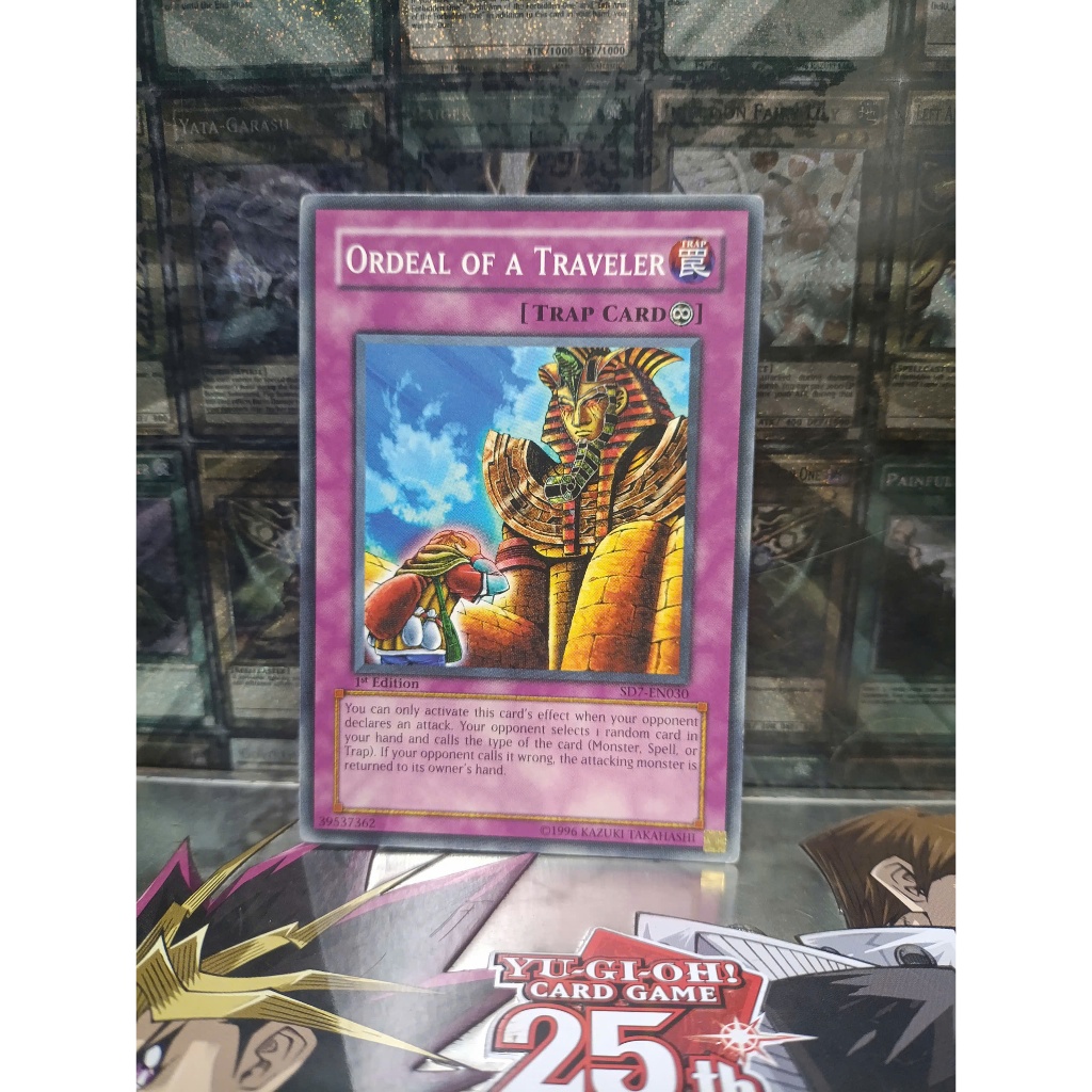 [ Đỗ Lạc - Vui lòng xem mô tả ] Thẻ Bài Yugioh Trap Ordeal of a Traveler Common