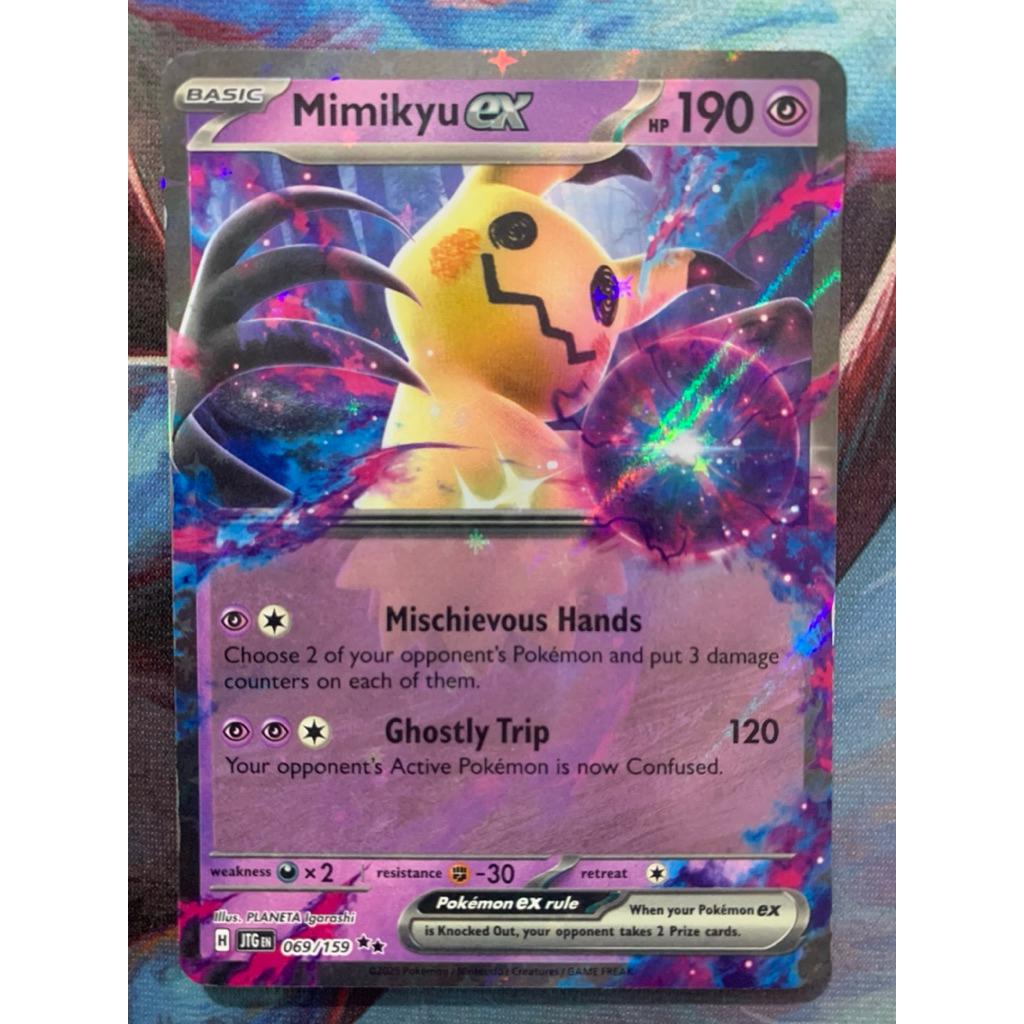 Thẻ Tiếng Anh - Pokemon Mimikyu ex 069/159