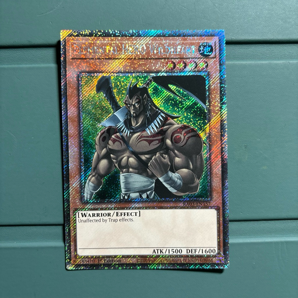 [Yugioh Sky Shop] 1 lá thẻ bài Elemental HERO Wildheart - RA03-EN157 - UK chính hãng