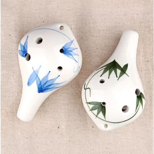 Kèn Ocarina (Kèn Đất) Gốm Alto C 6 Lỗ Mini – Nhạc Cụ Hơi Cho Người Mới Bắt Đầu, Thiết Kế Cổ Điển