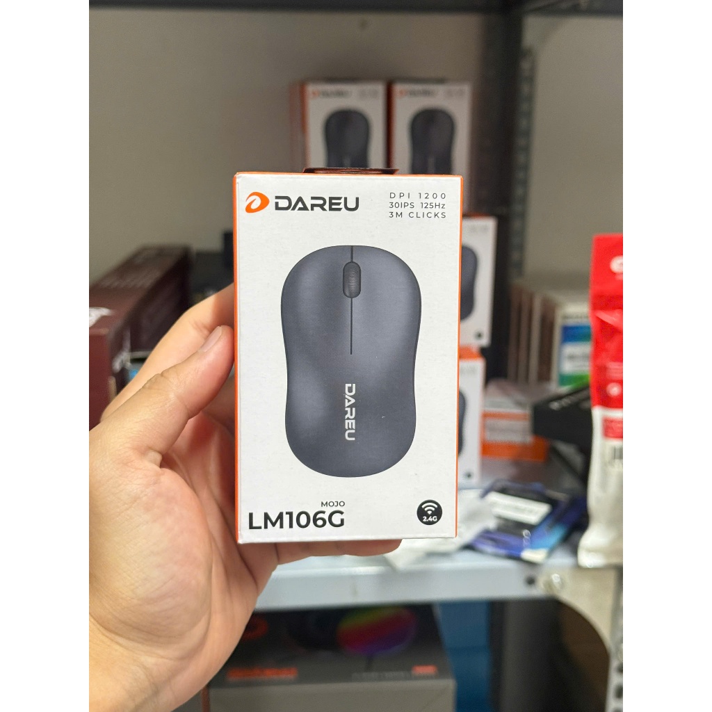 Chuột Máy Tính Không Dây DAREU LM106G
