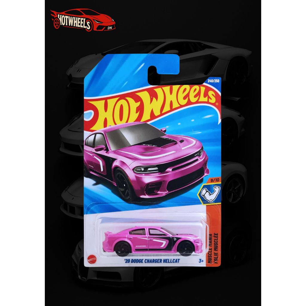 Hotwheels.DN - Xe Hot Wheels 20 Dodge Charger Hellcat